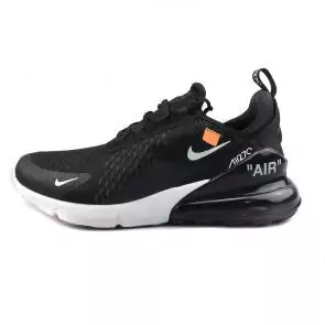 nike air max 270 flyknit trainers black white